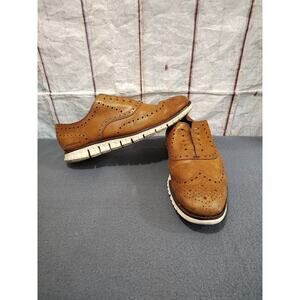 Cole Haan Zerogrand Wingtip Oxford Shoes Mens 10.5M Brown